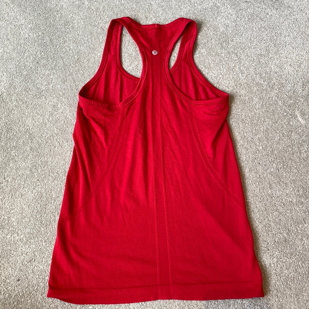 Red Lululemon Tank Top